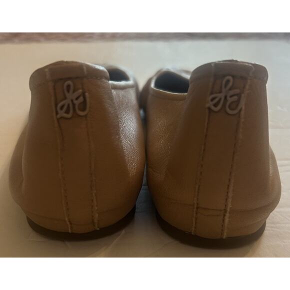 Sam Edelman Noah Tan Ballet Flats Size 10 M Leather SlipOn Classic Shoes Comfort - Picture 5 of 11